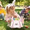 Easter Basket for Kids Empty - Bunny Easter Buckets with Rabbit Ears, Large Easter Basket Tote Bags for Egg Hunts, Easter Gifts for Girls